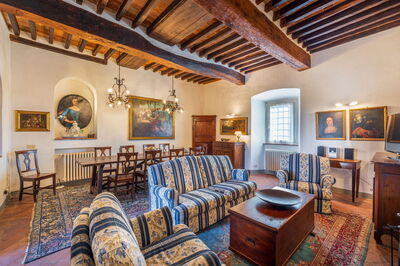 Villa La Canonica Di Pietrafitta, Wohnzimmer
