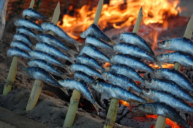 Gegrillte Sardinen, Andalusien