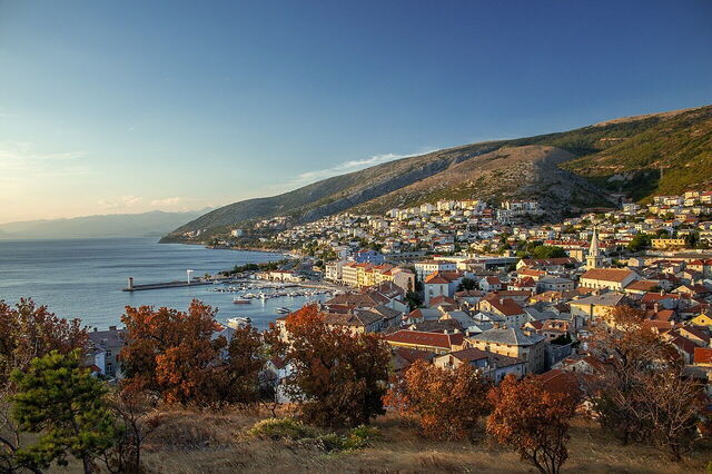 Aussicht auf Senj