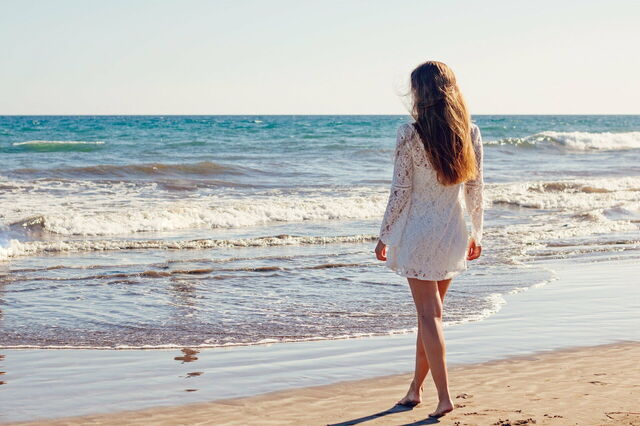 Ein Strand an der Costa Blanca