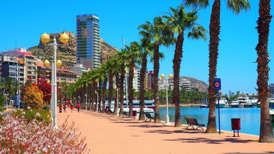 Strandpromenade in Altea