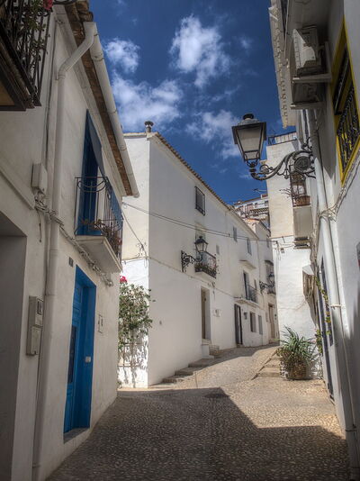 Straßen in Altea