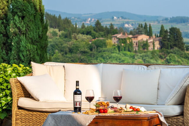 Aussicht, Villa Le Corti
