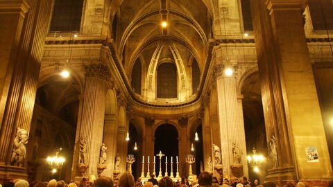 Ein Konzert in einer Pariser Kirche