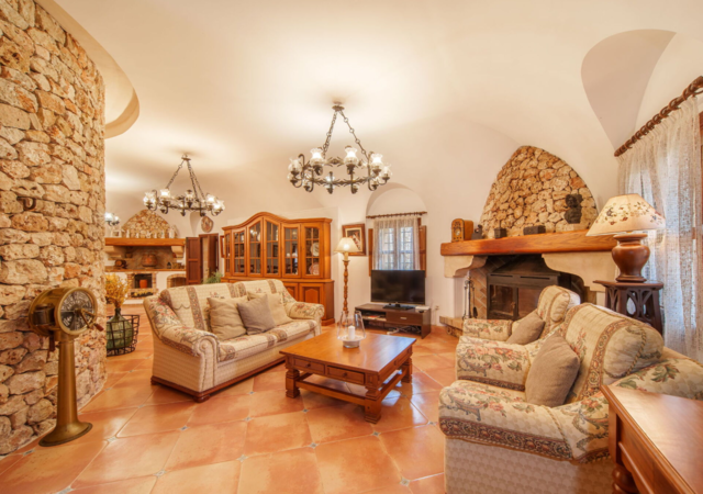 Son Siurana, Wohnzimmer