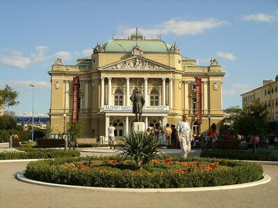 Ivan Zajc Nationaltheater von Kroatien