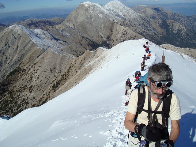 Aufstieg auf den Taygetos