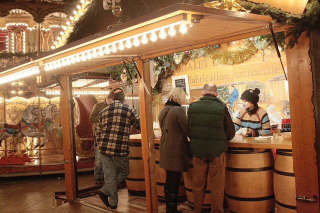 Ein Weihnachtsmarkt in Avignon