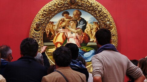 Michelangelo in der Uffizi Galerie