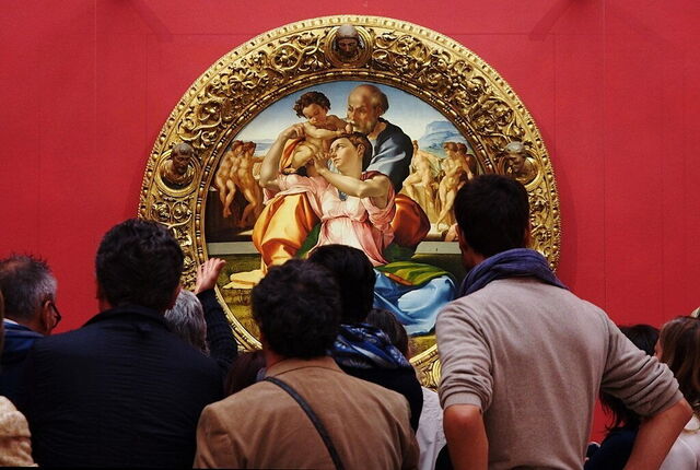 Michelangelo in der Uffizi Galerie
