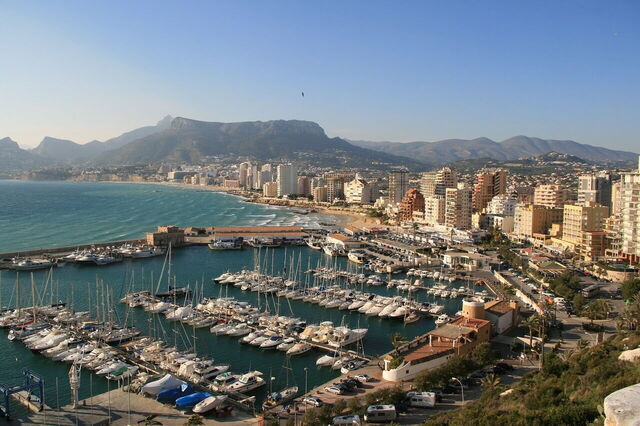 Yachthafen in Calp