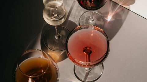 Verschiedene Weine