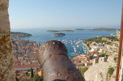 Aussicht von der Fortica in Hvar