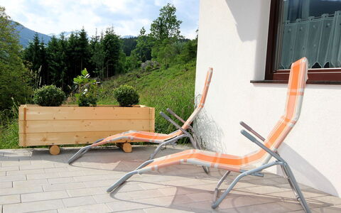 Hanna: Gartenmöbel, Stuhl, Holz, Möbel, Sonnenliege, Gras, Baum, Haus, Hinterhof, Tabelle