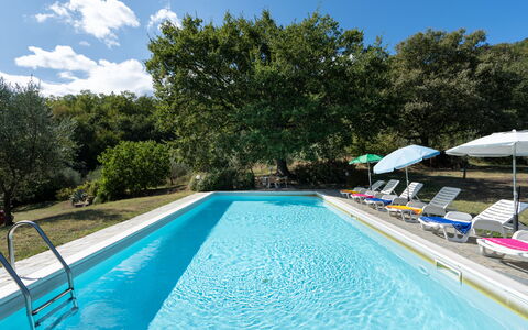 Casa Corella: Wasser, Pflanze, Himmel, Eigentum, Schwimmbad, Wolke, Azurblau, Baum, Schatten, Rechteck