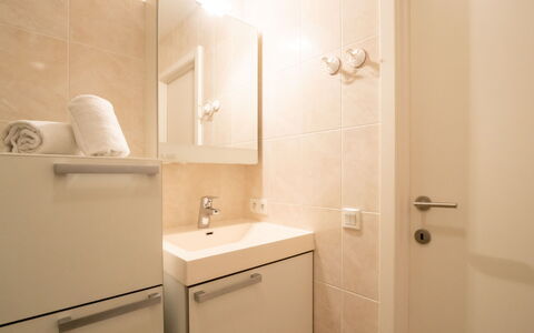 Lautrec 304 with Balcony: Zapfhahn, Eigentum, Armatur, Sinken, Spiegel, Badezimmerschrank, Bad Sink, Badezimmer, Holz