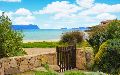 Golfo Aranci Ortensia Apartments: Eigentum, Natürliche Landschaft, Himmel, Blau, Haus, Grundeigentum, Wolke, Azurblau, Meer, Baum