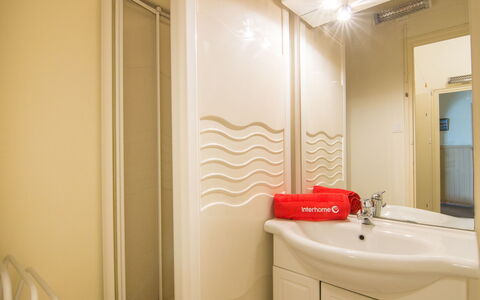 La Garde: Spiegel, Eigentum, Sinken, Armatur, Zapfhahn, Bad Sink, Badezimmer, Holz, Interior Design