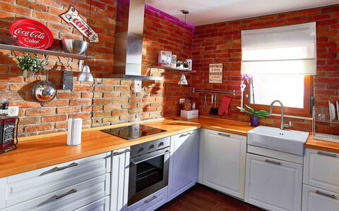 Mia: Countertop, Cabinetry, Küche, Eigentum, Zimmer, Möbel, Gebäude, Interior Design, Backstein, Zuhause
