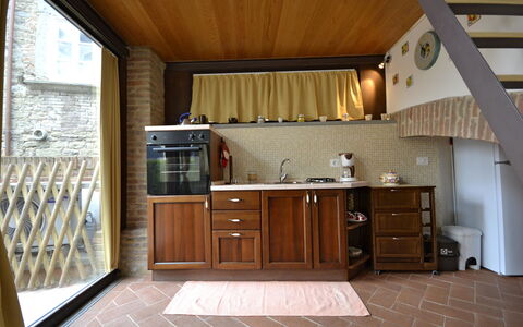 Appartamento Passerini: Eigentum, Zimmer, Gebäude, Möbel, Küche, Haus, Grundeigentum, Cabinetry, Countertop, Zuhause