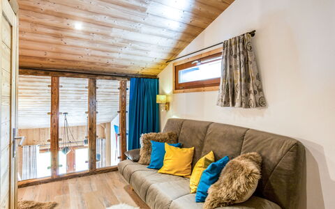 Tignes 392: Zimmer, Eigentum, Interior Design, Möbel, Decke, Schlafzimmer, Gebäude, Grundeigentum, Wand, Haus