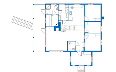 Sanninpirtti: Hütte, Haus, Zuhause, Gartenbauten, Abstellgleis, Blockhaus, Bauernhaus, Estate, Schuppen, Garten