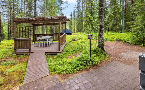 Pelkkaveska: Holz, Wald, Wald, Lärche, Gartenbauten, Garten, Deck, Outdoor Struktur, Blockhaus