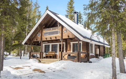 Mustikkaranta: Schnee, Holz, Winter, Hütte, Haus, Dach, Zuhause, Einfrieren, Blockhaus, Zweig