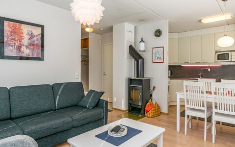 Karhunvartijan Kota B1: Möbel, Interior Design, Flooring, Holz, Fussboden, Decke, Couch, Zimmer, Wohnzimmer, Light Fixture