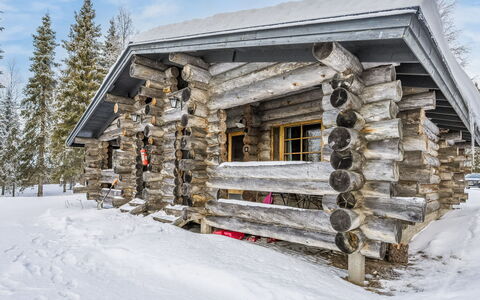Kuontijärvi B: Holz, Abstellgleis, Hütte, Haus, Zuhause, Planke, Gartenbauten, Blockhaus, Hartholz, Veranda