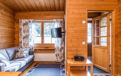 Rukansyli 1: Holz, Decke, Interior Design, Hütte, Fussboden, Zuhause, Blockhaus, Zimmer, Holzbeize, Hartholz