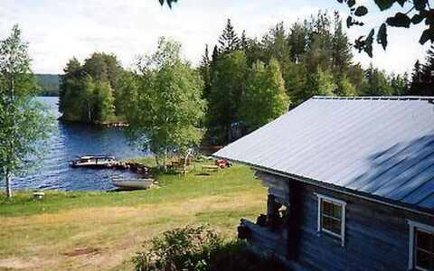 Raanumökki Ii: Holz, Hütte, Blockhaus, Wald, Schuppen, Gartenbauten, Lärche, Wald, Holzbeize