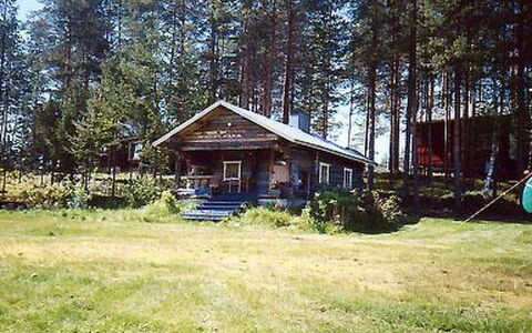 Raanumökki Ii: Holz, Hütte, Blockhaus, Wald, Schuppen, Gartenbauten, Lärche, Wald, Holzbeize