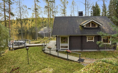 Mykkylä: Hütte, Haus, Zuhause, Gartenbauten, Abstellgleis, Blockhaus, Bauernhaus, Estate, Schuppen, Garten