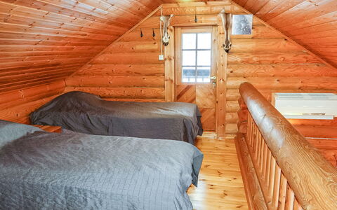 Tikkatupa: Holz, Hütte, Blockhaus, Wald, Schuppen, Gartenbauten, Lärche, Wald, Holzbeize