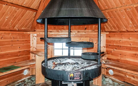 Tikkatupa: Holz, Hütte, Blockhaus, Wald, Schuppen, Gartenbauten, Lärche, Wald, Holzbeize