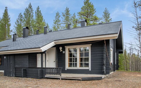 Lomaylläs H113 Pistopolku 5A: Wasserweg, Bank, Wasserlauf, See, Hütte, Wald, Kanal, Reservoir, Blockhaus