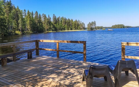 Eräkorven Kelotupa: Blau, Wasser, See, Planke, Hartholz, Promenade, Lärche, Klang, Dock, Deck
