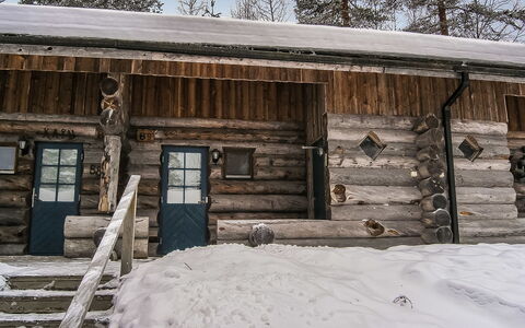 Vuokatinportti B 9: Holz, Abstellgleis, Hütte, Haus, Zuhause, Planke, Gartenbauten, Blockhaus, Hartholz, Veranda