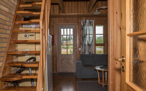 Ylläskarpalo 3 Päätyhuoneisto: Holz, Abstellgleis, Dach, Hütte, Haus, Zuhause, Tür, Veranda, Gartenbauten, Bauernhaus
