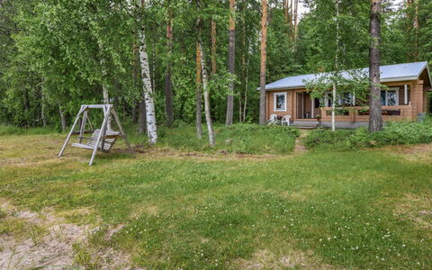Koivuranta: Holz, Hütte, Blockhaus, Wald, Schuppen, Gartenbauten, Lärche, Wald, Holzbeize
