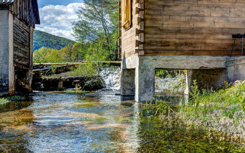 Plitvice Ii: Wasser, Natur, Natürliche Landschaft, Fluss, Wasserlauf, Baum, Brücke, Himmel, Wasserweg, Reflexion