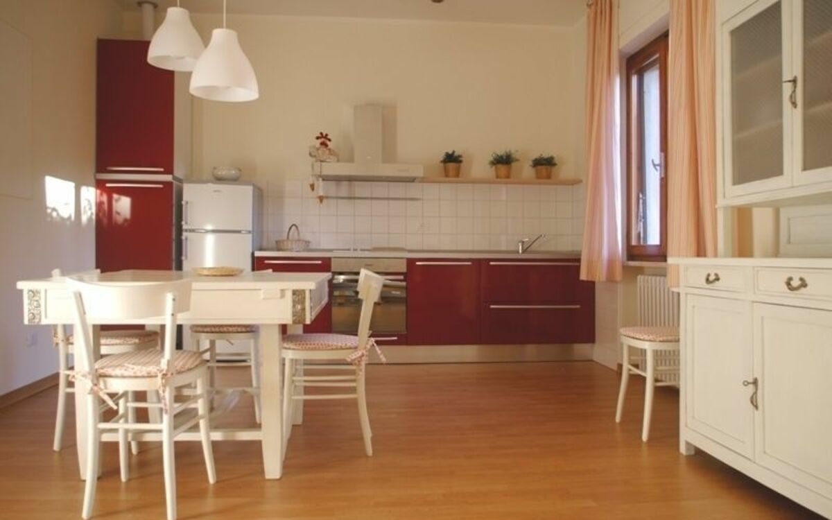the living with the open kitchen