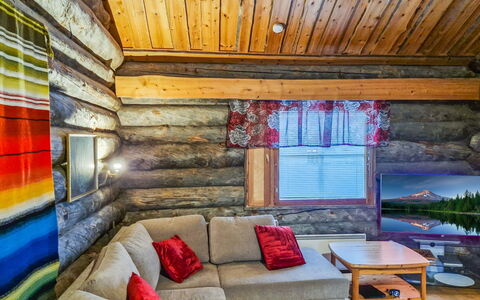 Tokkapirtti 3: Holz, Hütte, Blockhaus, Wald, Schuppen, Gartenbauten, Lärche, Wald, Holzbeize