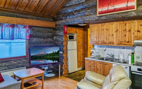 Tokkapirtti 3: Holz, Hütte, Blockhaus, Wald, Schuppen, Gartenbauten, Lärche, Wald, Holzbeize