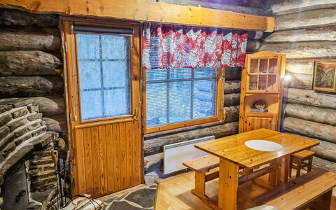Tokkapirtti 3: Holz, Hütte, Blockhaus, Wald, Schuppen, Gartenbauten, Lärche, Wald, Holzbeize