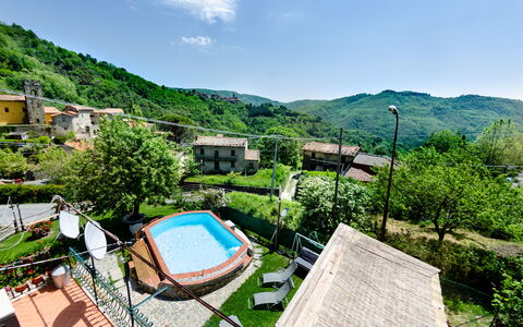 Casa Di Renzo: Eigentum, Bergstation, Grundeigentum, Haus, Gebäude, Ländliches Gebiet, Himmel, Schwimmbad, Tourismus, Wohngebiet