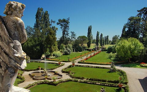 Ca' Marcello: Garten, Botanischer Garten, Botanik, Statue, Baum, Estate, Tourismus, Skulptur, Himmel, \Fels