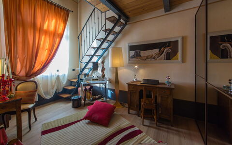 Appartamento Il Nido Di Giulia: Zimmer, Eigentum, Möbel, Interior Design, Schlafzimmer, Gebäude, Suite, Haus, Grundeigentum, Bett