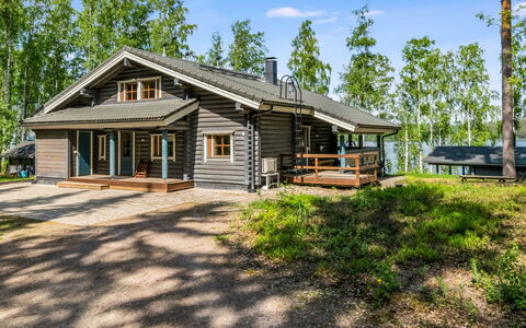 Villa Kotikoivu: Möbel, Stuhl, Gartenmöbel, Tabelle, Holz, Tisch Im Freien, Küche & Esszimmer Tisch, Schatten, Garten, Regenschirm